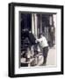 Child Labor, Bootblack at 2 West 4th Street, Wilmington, Delaware. May, 1910-null-Framed Art Print