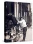 Child Labor, Bootblack at 2 West 4th Street, Wilmington, Delaware. May, 1910-null-Stretched Canvas