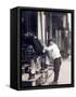 Child Labor, Bootblack at 2 West 4th Street, Wilmington, Delaware. May, 1910-null-Framed Stretched Canvas