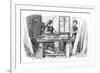 Child Labour in Carpenter's Shop-null-Framed Premium Giclee Print