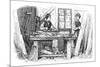 Child Labour in Carpenter's Shop-null-Mounted Premium Giclee Print