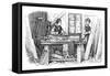 Child Labour in Carpenter's Shop-null-Framed Stretched Canvas