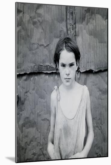 Child Living in Oklahoma City Shacktown-Dorothea Lange-Mounted Art Print