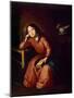 Child Madonna Asleep, 1664-Francisco de Zurbarán-Mounted Giclee Print