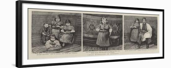 Child Marriages in Morocco-null-Framed Giclee Print