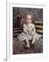 Child on a Sofa, 1885-Gustave Caillebotte-Framed Giclee Print