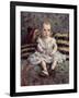 Child on a Sofa, 1885-Gustave Caillebotte-Framed Giclee Print
