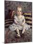 Child on a Sofa, 1885-Gustave Caillebotte-Mounted Giclee Print