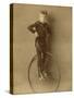 Child on a Unicycle, Late 19th Century-G. & R. Lavis-Stretched Canvas