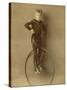 Child on a Unicycle, Late 19th Century-G. & R. Lavis-Stretched Canvas