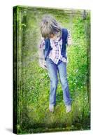 Child on Swing-Steven Allsopp-Stretched Canvas