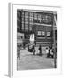 Child on Swings in Playground at the KLH Day Care Center-Leonard Mccombe-Framed Photographic Print