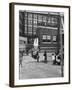 Child on Swings in Playground at the KLH Day Care Center-Leonard Mccombe-Framed Photographic Print