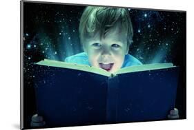 Child Opened a Magic Book-conrado-Mounted Photographic Print