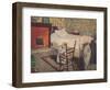'Child Playing: Annette Roussel in a Front of a Wooden Chair', c1900, (c1932)-Edouard Vuillard-Framed Giclee Print