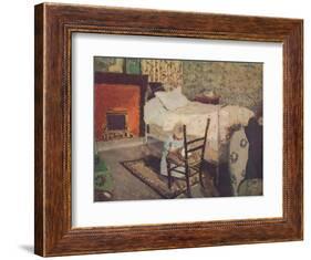 'Child Playing: Annette Roussel in a Front of a Wooden Chair', c1900, (c1932)-Edouard Vuillard-Framed Giclee Print