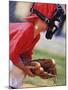 Child Playing Baseball-null-Mounted Photographic Print