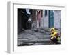 Child Playing on the Street, China-Ryan Ross-Framed Photographic Print