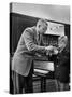 Child Playing Various Musical Instruments-Nina Leen-Stretched Canvas