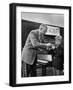 Child Playing Various Musical Instruments-Nina Leen-Framed Photographic Print