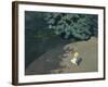 Child Playing with the Ball (Corner of the Park-Félix Vallotton-Framed Premium Giclee Print