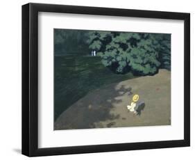 Child Playing with the Ball (Corner of the Park-Félix Vallotton-Framed Giclee Print