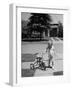 Child Playing with Tricycle-Alfred Eisenstaedt-Framed Premium Photographic Print