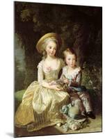 Child Portraits of Marie-Therese-Charlotte of France-Elisabeth Louise Vigee-LeBrun-Mounted Giclee Print