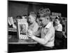 Child Reading a Book in School-Frank Scherschel-Mounted Photographic Print