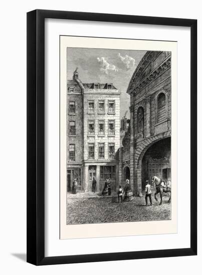 Child's Banking-House Fleet Street Next to Temple Bar 1850 London-null-Framed Giclee Print