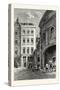 Child's Banking-House Fleet Street Next to Temple Bar 1850 London-null-Stretched Canvas