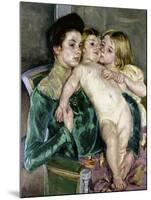 Child's Caress-Mary Cassatt-Mounted Giclee Print