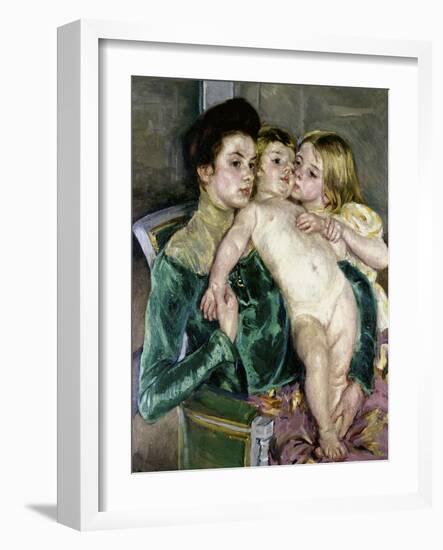 Child's Caress-Mary Cassatt-Framed Giclee Print