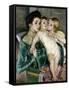 Child's Caress-Mary Cassatt-Framed Stretched Canvas