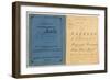 Child's Exercise Book from the School at Epineuil, 1892-null-Framed Giclee Print