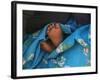 Child's Feet Wrapped with Sari at Kunbuli Friday Market, Orissa, India-Keren Su-Framed Photographic Print