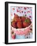 Child's Hands Holding Basket of Fresh Strawberries-null-Framed Photographic Print