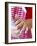 Child's Hands Using a Whisk-Alena Hrbkova-Framed Photographic Print