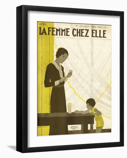 Child's New Year Gift-B Baucour-Framed Art Print