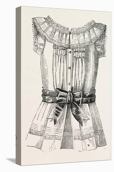 Child's Overall Pinafore, Back, 1882, Fashion-null-Stretched Canvas