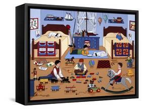 Child’s Play for Boys-Sheila Lee-Framed Stretched Canvas