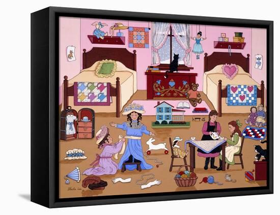 Child’s Play for Girls-Sheila Lee-Framed Stretched Canvas