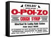 Child's Quick Acting O-Poi-Zo Cough Syrup-null-Framed Stretched Canvas