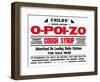 Child's Quick Acting O-Poi-Zo Cough Syrup-null-Framed Art Print