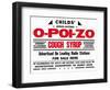 Child's Quick Acting O-Poi-Zo Cough Syrup-null-Framed Art Print