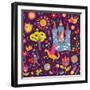 Child Seamless Pattern-Tania Anisimova-Framed Art Print