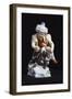 Child Sitting on Piebald Dog-Giuseppe Gricci-Framed Giclee Print