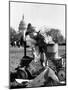 Child Sleeping in Stroller During Celebrations for the Inauguration of Harry S. Truman-Frank Scherschel-Mounted Photographic Print