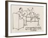 Child Spanker-William Heath Robinson-Framed Art Print