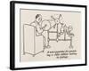 Child Spanker-William Heath Robinson-Framed Art Print